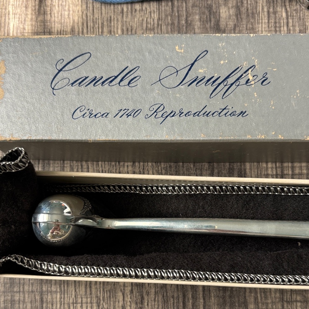 Candle Snuffer - Polished Silver Tone